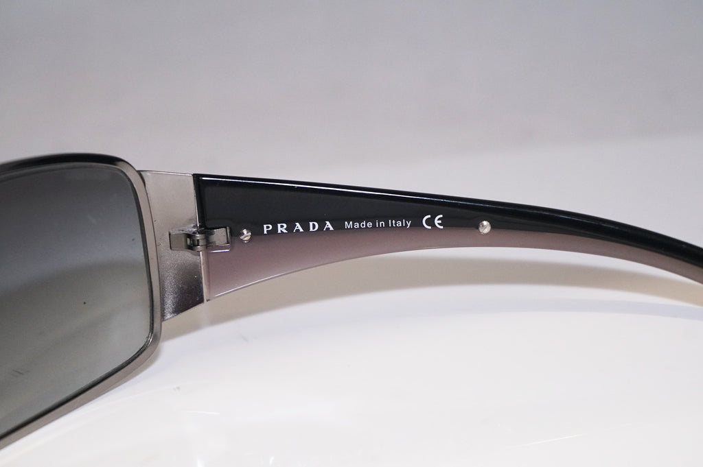PRADA Mens Designer Sunglasses Silver Shield SPR 53H 5AV-5D1 15452