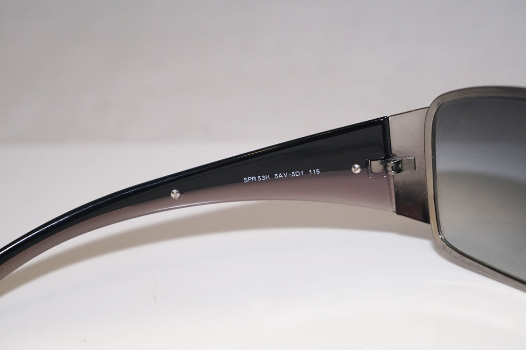 PRADA Mens Designer Sunglasses Silver Shield SPR 53H 5AV-5D1 15452