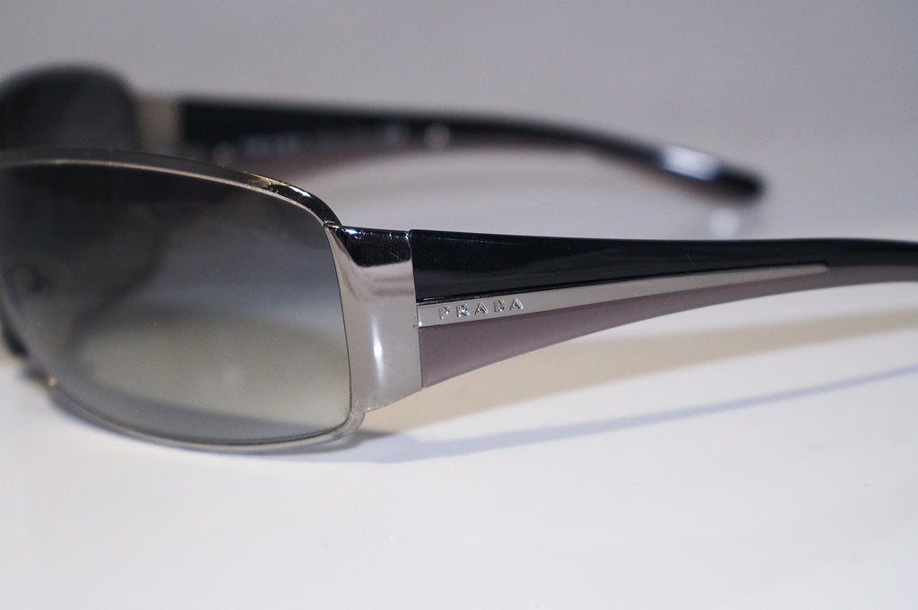 PRADA Mens Designer Sunglasses Silver Shield SPR 53H 5AV-5D1 15452