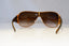 PRADA Mens Womens Unisex Designer Sunglasses Brown Shield SPR 57L 70E-6S1 20857