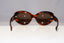 Dolce & Gabbana Womens Vintage Designer Sunglasses Brown Oval DG 515 227 22034