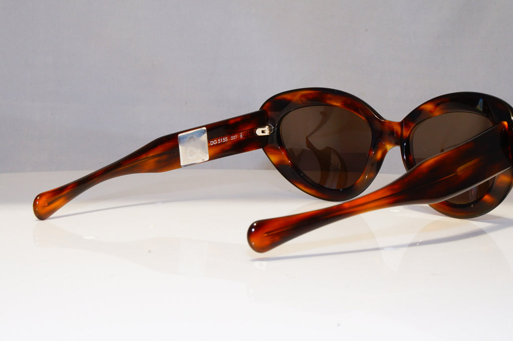 Dolce & Gabbana Womens Vintage Designer Sunglasses Brown Oval DG 515 227 22034