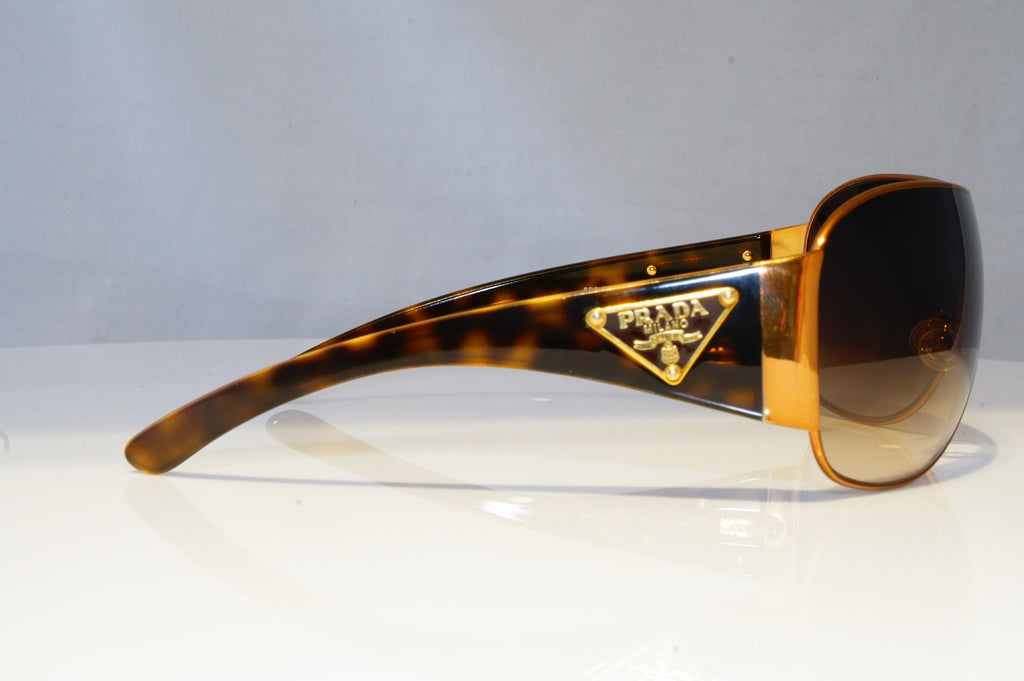 PRADA Mens Womens Unisex Designer Sunglasses Brown Shield SPR 57L 70E-6S1 20857