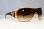 PRADA Mens Womens Unisex Designer Sunglasses Brown Shield SPR 57L 70E-6S1 20857