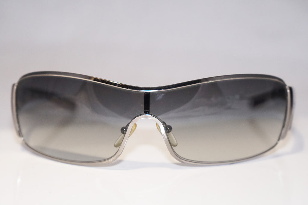 PRADA Mens Designer Sunglasses Silver Shield SPR 53H 5AV-5D1 15452