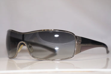 PRADA Mens Designer Sunglasses Silver Shield SPR 53H 5AV-5D1 15452
