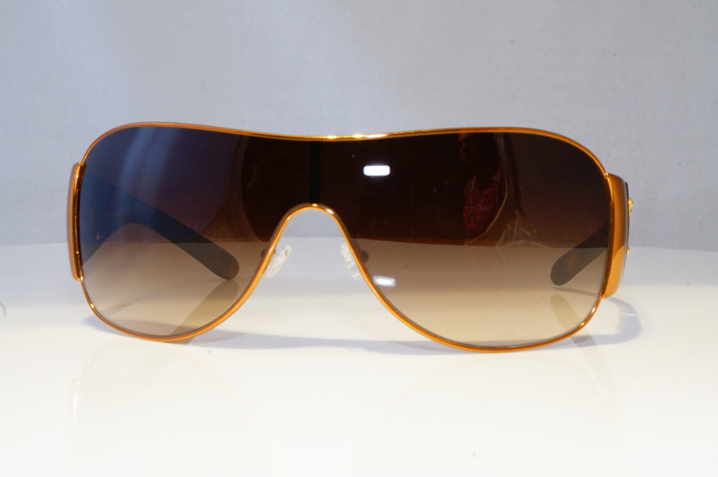 PRADA Mens Womens Unisex Designer Sunglasses Brown Shield SPR 57L 70E-6S1 20857