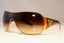 PRADA Mens Womens Unisex Designer Sunglasses Brown Shield SPR 57L 70E-6S1 20857