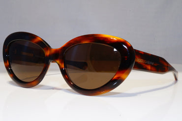 Dolce & Gabbana Womens Vintage Designer Sunglasses Brown Oval DG 515 227 22034