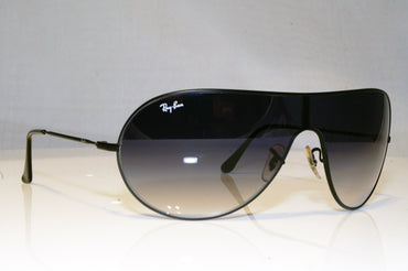 RAY-BAN Mens Designer Sunglasses Black Shield RB 3250 006/8G 17488