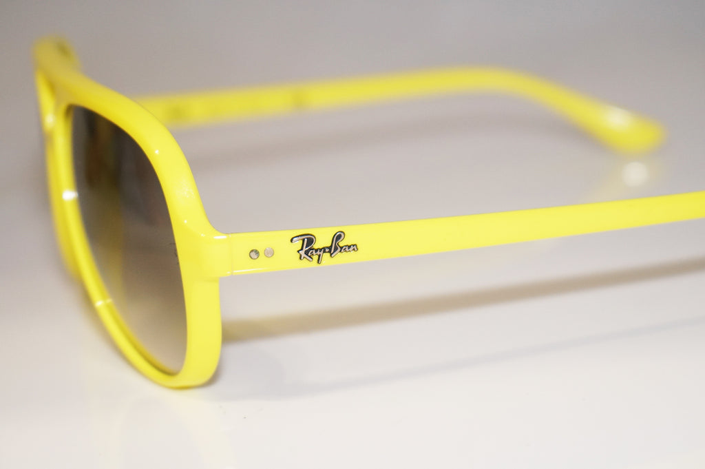 RAY-BAN Mens Unisex Designer Sunglasses Yellow CATS 5000 RB 4125 754/32 16313