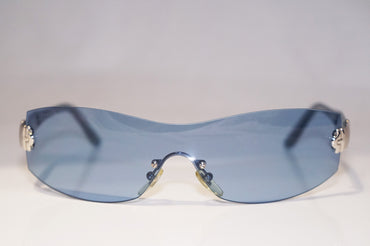 BVLGARI Vintage Mens Unisex Designer Sunglasses Blue Shield 608 110/72 15570