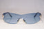 BVLGARI Vintage Mens Unisex Designer Sunglasses Blue Shield 608 110/72 15570