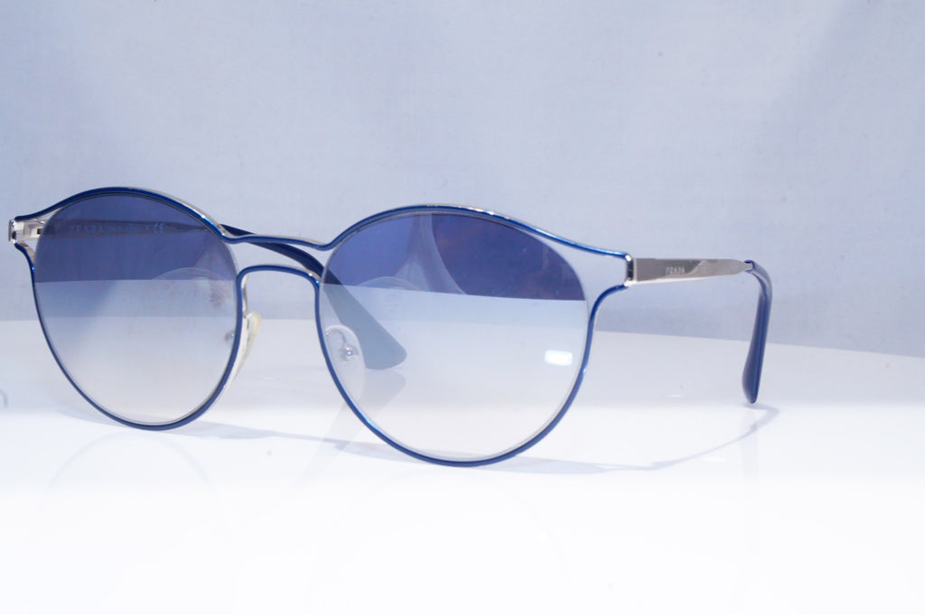 PRADA Mens Womens Unisex Designer Sunglasses Blue Round SPR 62S TFM-5RO 18794