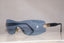 BVLGARI Vintage Mens Unisex Designer Sunglasses Blue Shield 608 110/72 15570