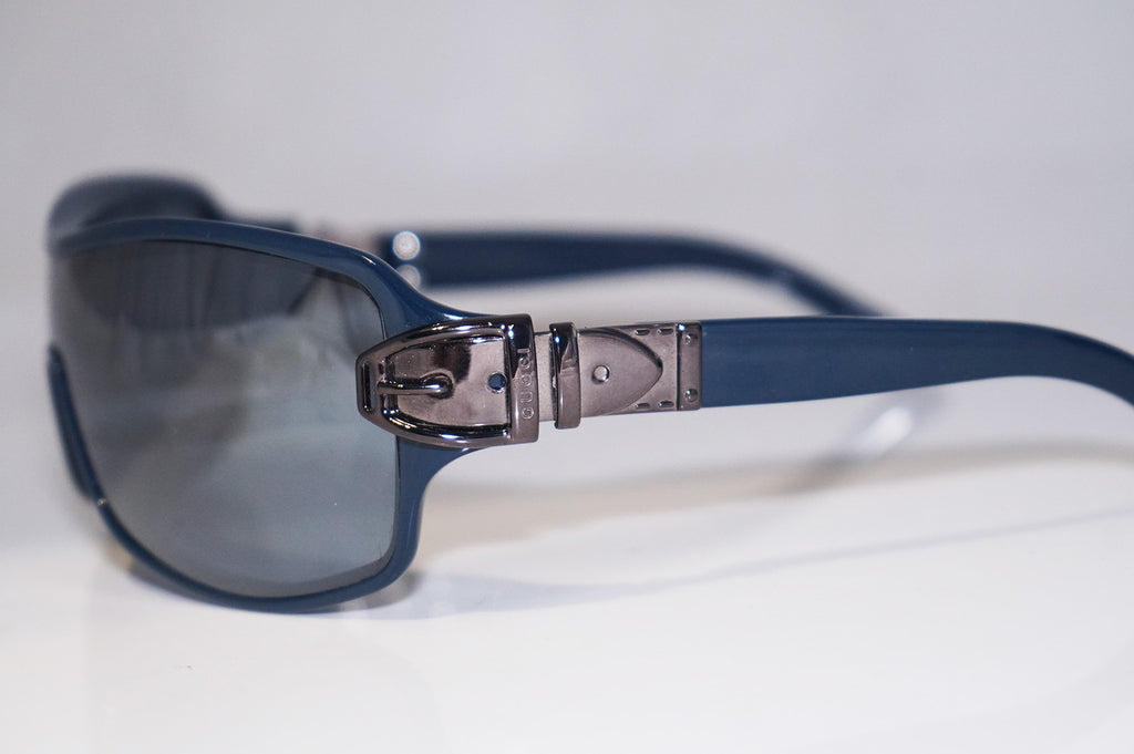 GUCCI Womens Designer Buckle Sunglasses Blue Shield GG 2590 BMEH0 15454