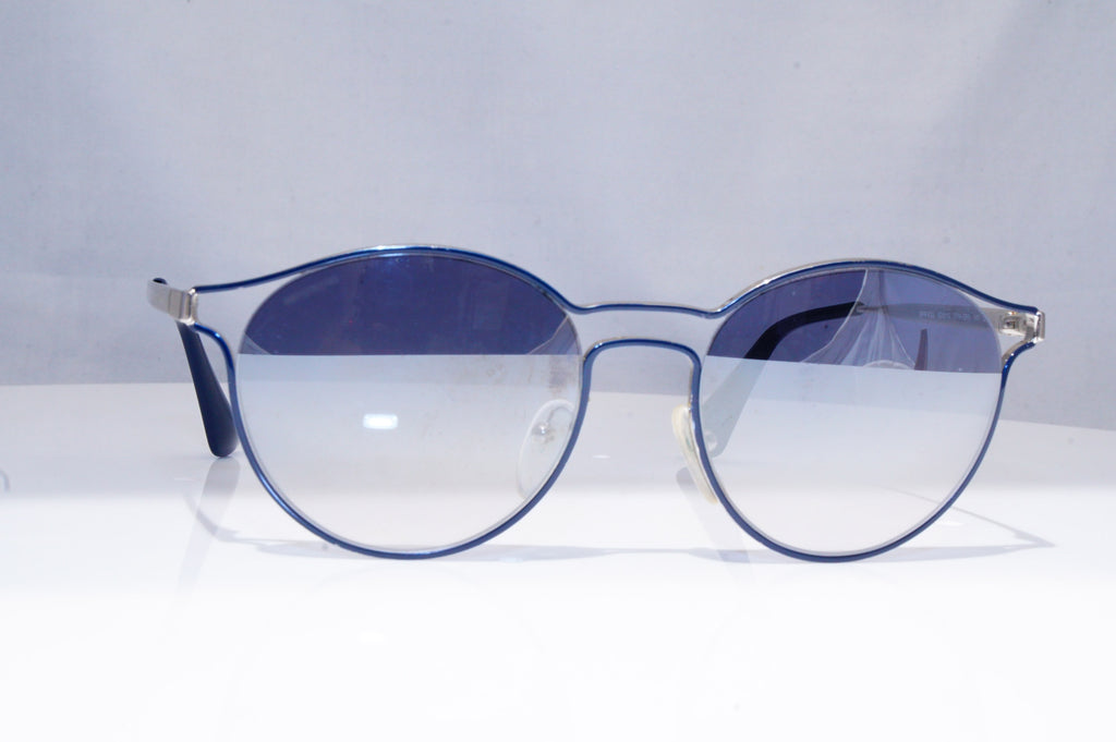 PRADA Mens Womens Unisex Designer Sunglasses Blue Round SPR 62S TFM-5RO 18794