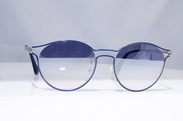 PRADA Mens Womens Unisex Designer Sunglasses Blue Round SPR 62S TFM-5RO 18794