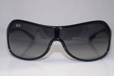 RAY-BAN Mens Unisex Designer Sunglasses Black Shield RB 4086 601/8G 16384
