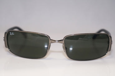 RAY-BAN Mens Designer Sunglasses Black Rectangle RB 3237 004 16321