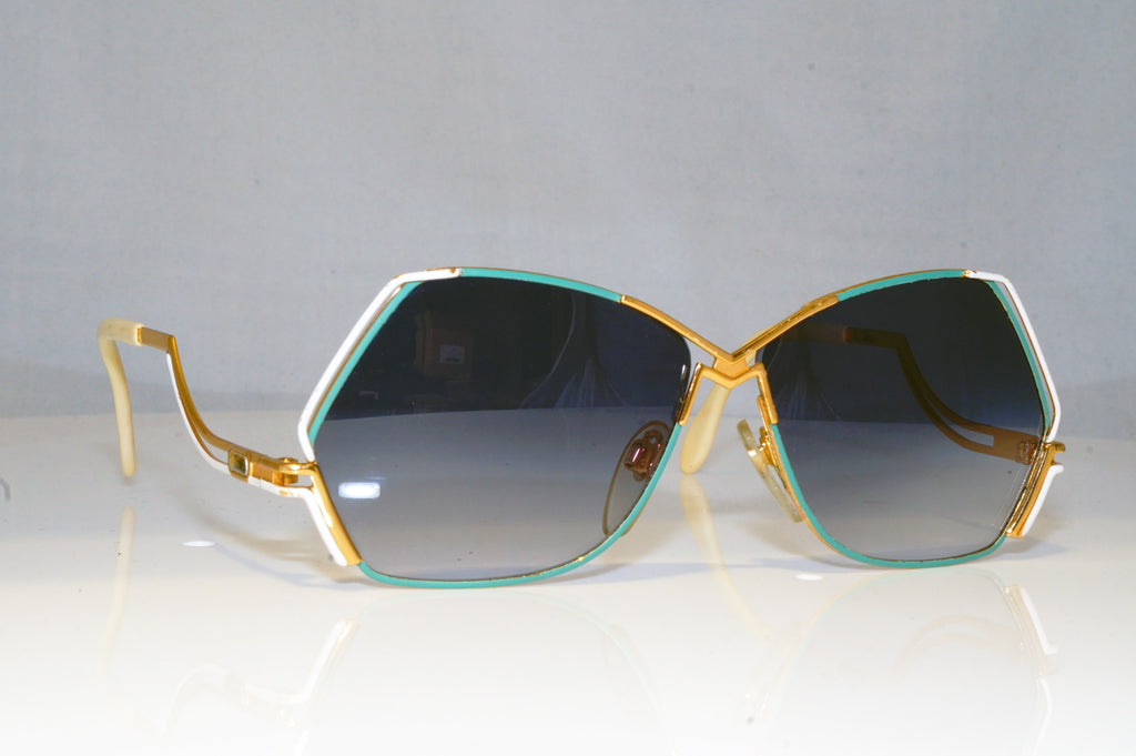 CAZAL Womens Vintage 1990 Designer Sunglasses Gold Square MOD 226 GLD 17529