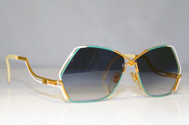 CAZAL Womens Vintage 1990 Designer Sunglasses Gold Square MOD 226 GLD 17529