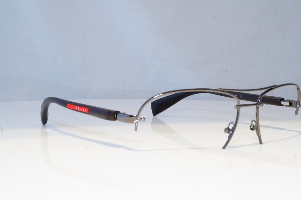 PRADA Mens Designer Sunglasses Brown Pilot FRAME ONLY SPS 56M 5AV-6S1 20847