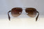 PRADA Mens Womens Designer Sunglasses Brown Pilot SPS 56M 5AV-6S1 20849