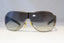 PRADA Mens Womens Unisex Designer Sunglasses Brown Shield SPR 57L 70E-6S1 20857