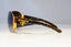 PRADA Mens Womens Designer Sunglasses Brown Shield SPR 57L 70E-6S1 20856