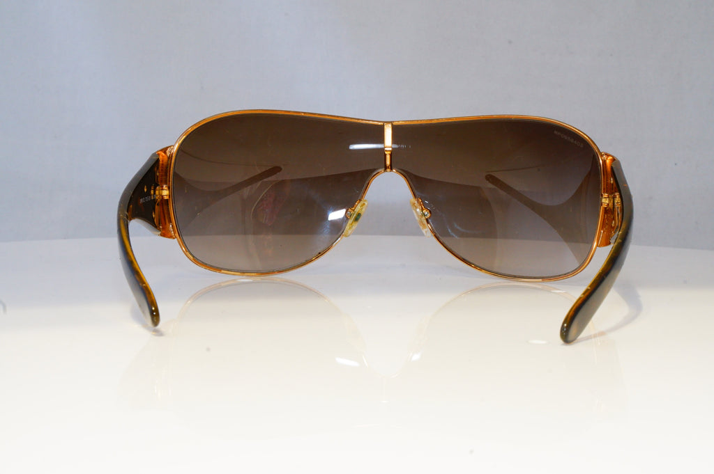 PRADA Mens Womens Designer Sunglasses Brown Shield SPR 57L 70E-6S1 20856