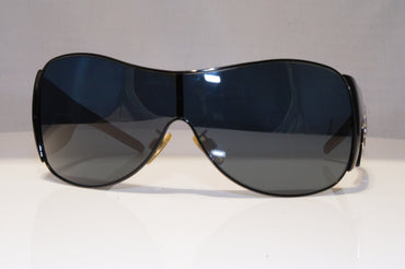 Dolce & Gabbana Womens Oversized Sunglasses Black Shield DG 2005 01/87 22018