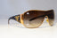 PRADA Mens Womens Designer Sunglasses Brown Shield SPR 57L 70E-6S1 20856