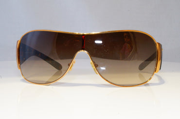 PRADA Mens Womens Designer Sunglasses Brown Shield SPR 57L 70E-6S1 20856