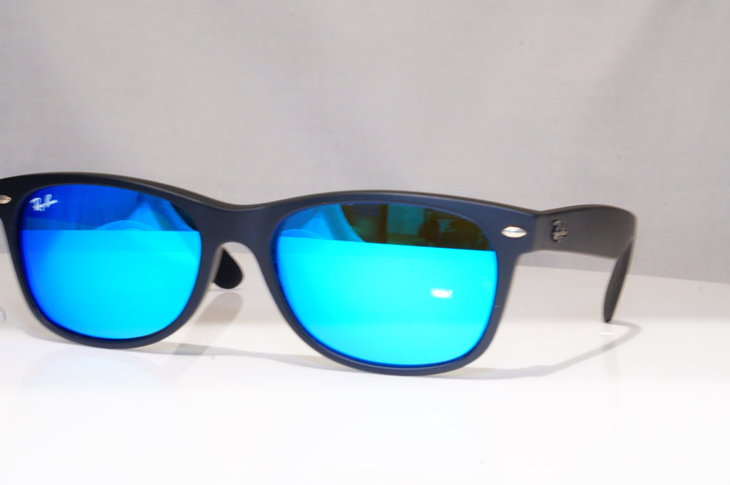 RAY-BAN Mens Mirror Designer Sunglasses Black NEW WAYFARER RB 2132 622/17 18784