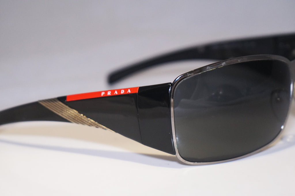 PRADA Mens Designer Sunglasses Black Wrap SPS 55H 5AV-1A1 15547