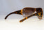 PRADA Mens Womens Designer Sunglasses Brown Shield SPR 57L 70E-6S1 20855