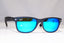 RAY-BAN Mens Mirror Designer Sunglasses Black NEW WAYFARER RB 2132 622/17 18784