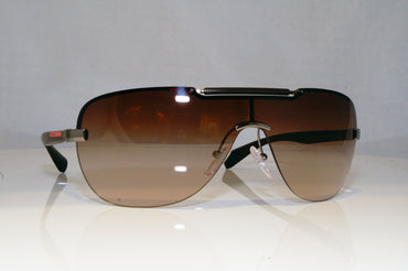 PRADA Mens Designer Sunglasses Brown Shield SPS 52N 5AV-6S1 17499