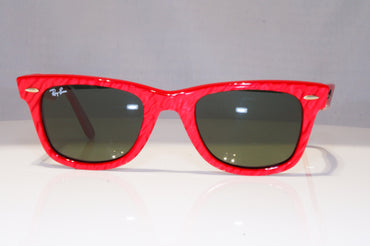 RAY-BAN Mens Womens Designer Sunglasses Red Wayfarer RB 2140 992 22019