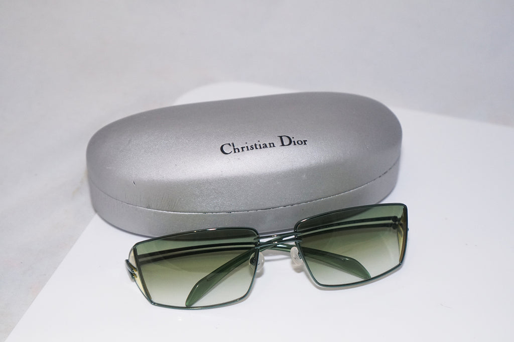 DIOR Vintage Mens Unisex Designer Sunglasses Green Square Macho 63KNC 16221