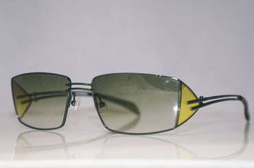DIOR Vintage Mens Unisex Designer Sunglasses Green Square Macho 63KNC 16221