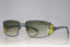 DIOR Vintage Mens Unisex Designer Sunglasses Green Square Macho 63KNC 16221