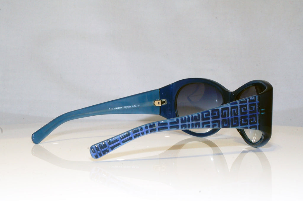 GIVENCHY Womens Designer Sunglasses Blue Butterfly SGV 568 T31 17651