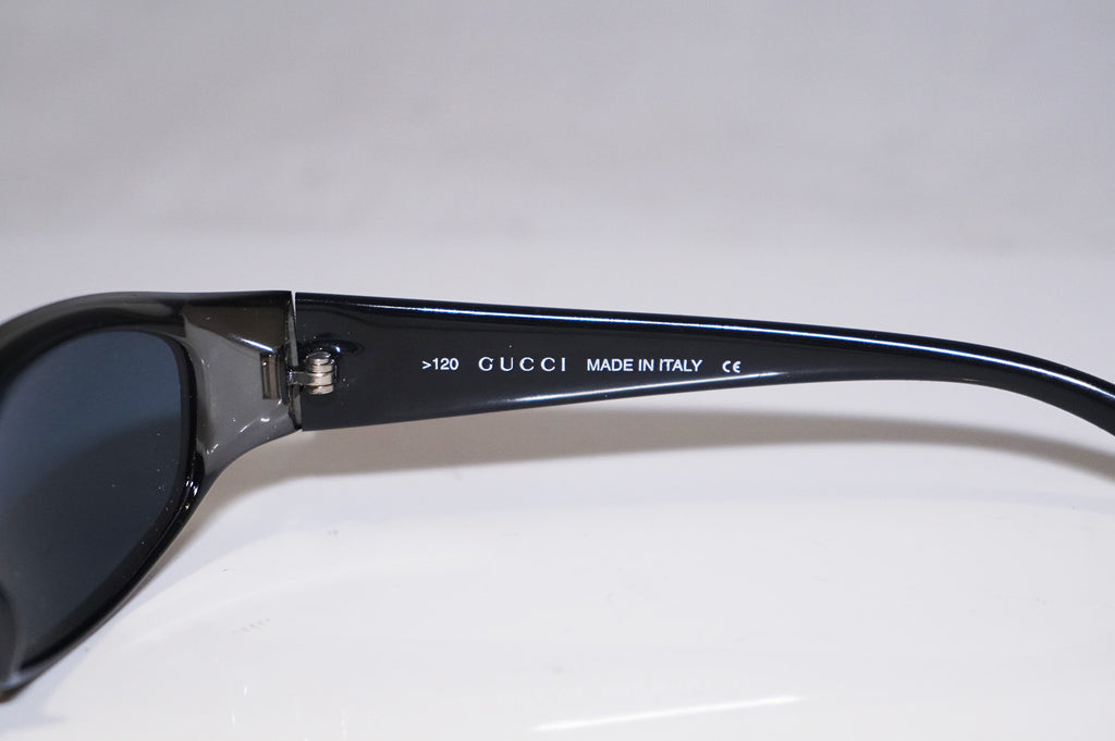 GUCCI 1990 Vintage Mens Designer Sunglasses Grey Rectangle GG 2456 E2K 15543