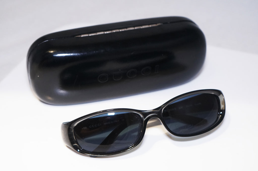 GUCCI 1990 Vintage Mens Designer Sunglasses Grey Rectangle GG 2456 E2K 15543