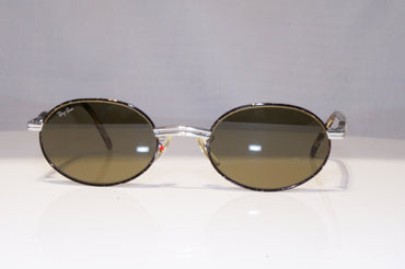 RAY-BAN Mens Womens Vintage 1990 Sunglasses Brown Oval W2544 RITUALS 22053