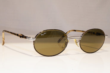RAY-BAN Mens Womens Vintage 1990 Sunglasses Brown Oval W2544 RITUALS 22053