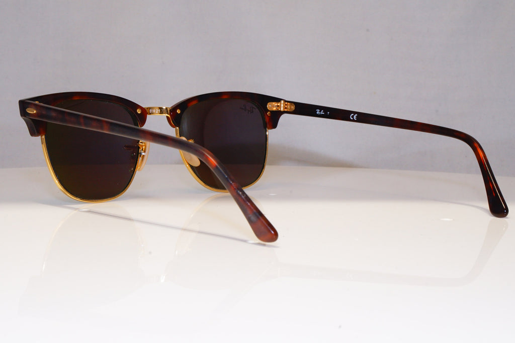 RAY-BAN Mens Womens Mirror Sunglasses Brown Clubmaster RB 3016 1145/19 22055