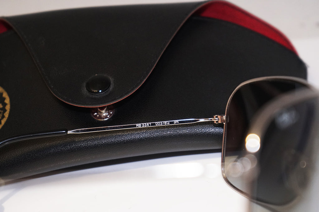 RAY-BAN Mens Designer Sunglasses Silver Shield RB 3341 003/8G 15590